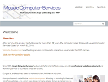 Tablet Screenshot of mosaicpc.com